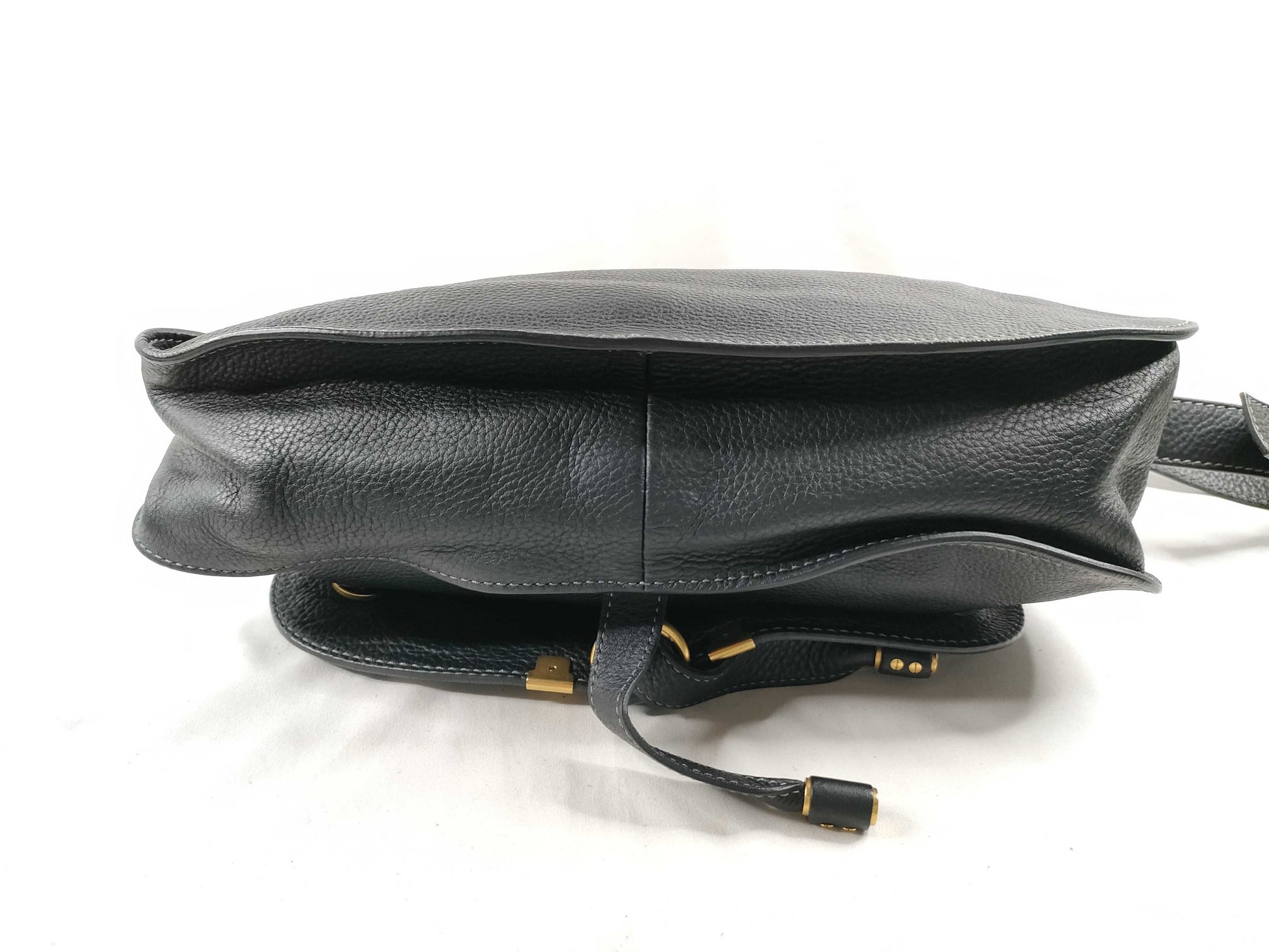 Chloe Chloe Marcie Leather Black Handbag 2-Way Shoulder Bag