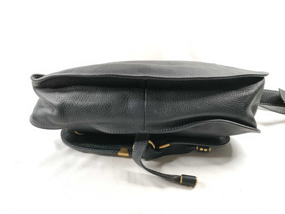 Chloe Chloe Marcie Leather Black Handbag 2-Way Shoulder Bag