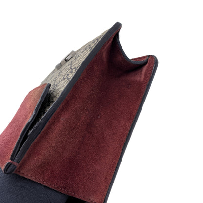 GUCCI Gucci GG Supreme Floral Duonisos Chain Shoulder Bag