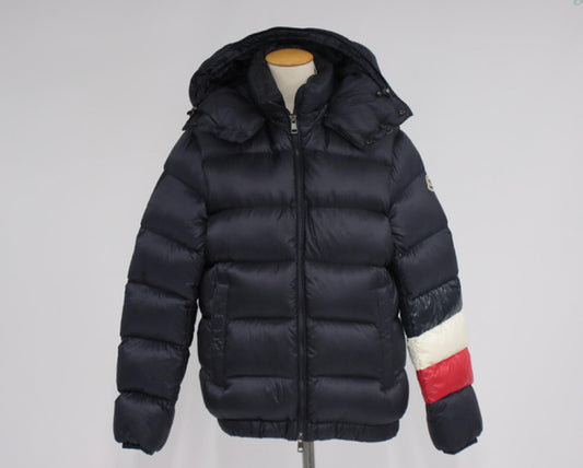 MONCLER Wilm Navy Size 1 Detachable Hood Jacket