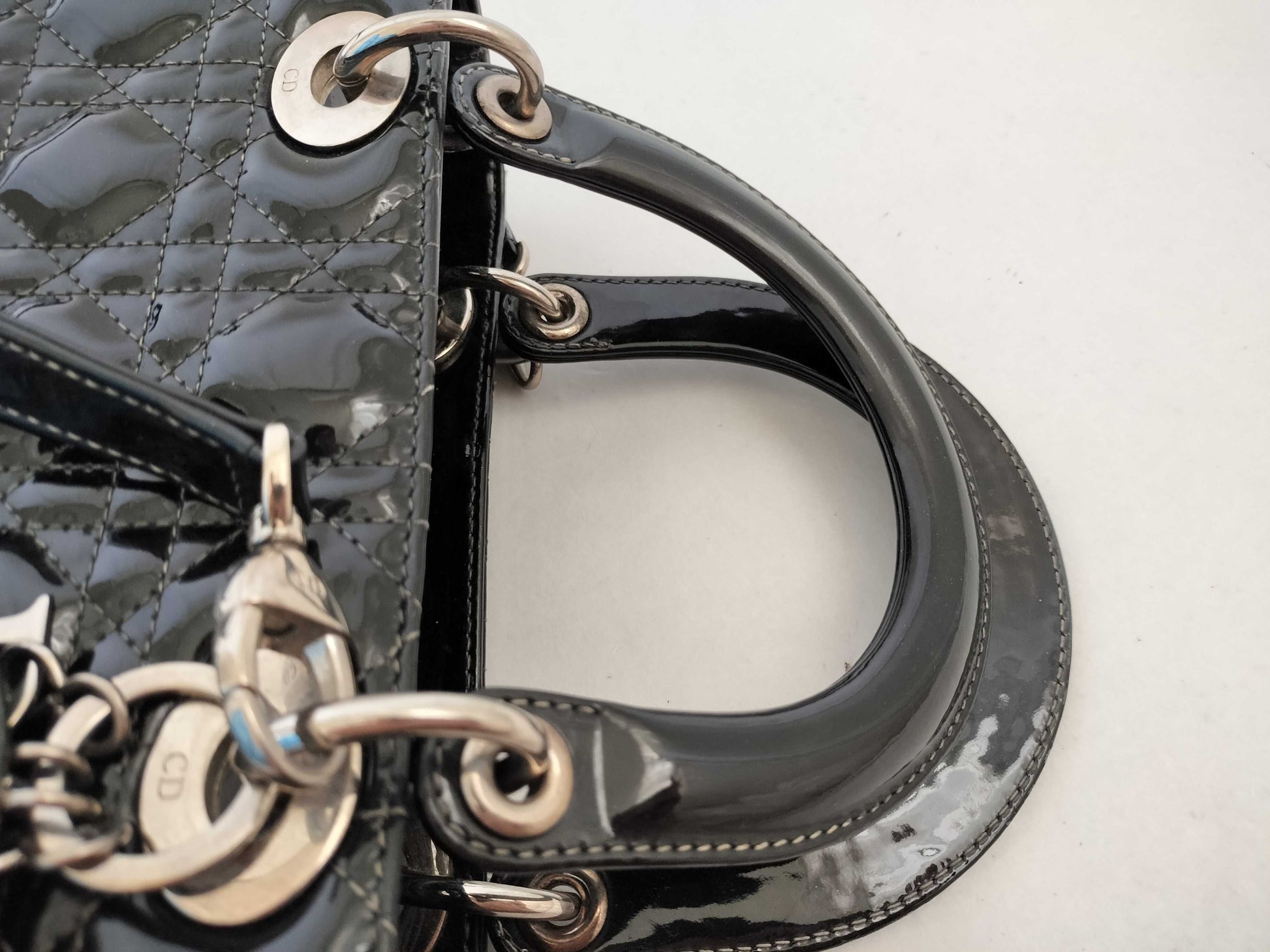 Dior Dior enamel Lady Dior handbag