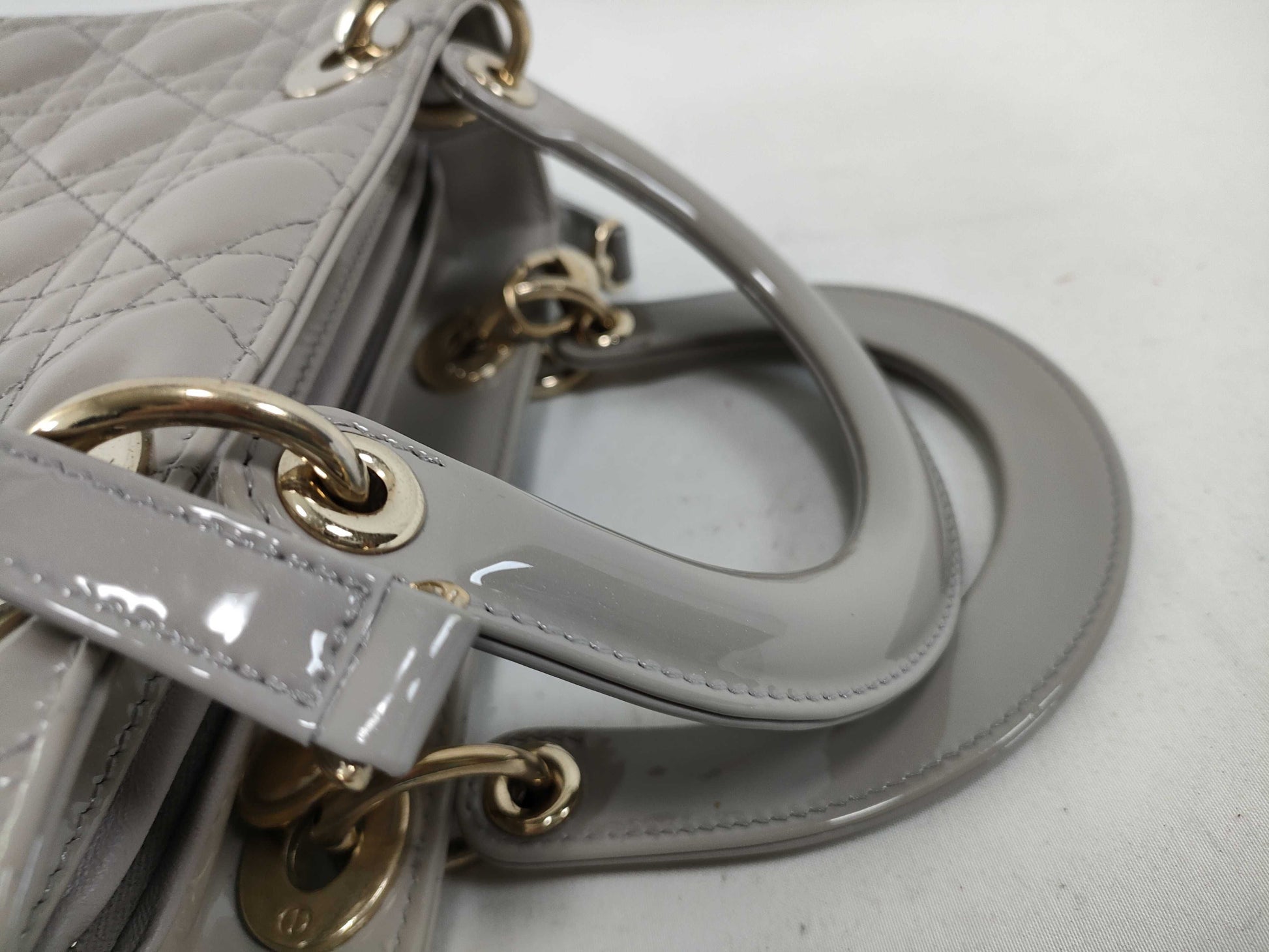 Dior Dior Enamel Lady Dior Handbag