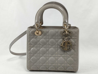 Dior Dior Enamel Lady Dior Handbag