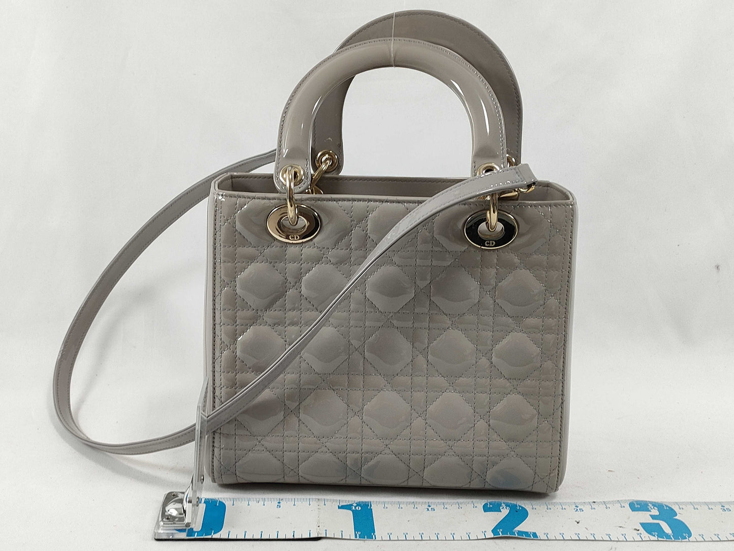 Dior Dior Enamel Lady Dior Handbag