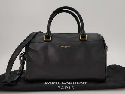 SAINT LAURENT Baby Duffle Bag Black Handbag