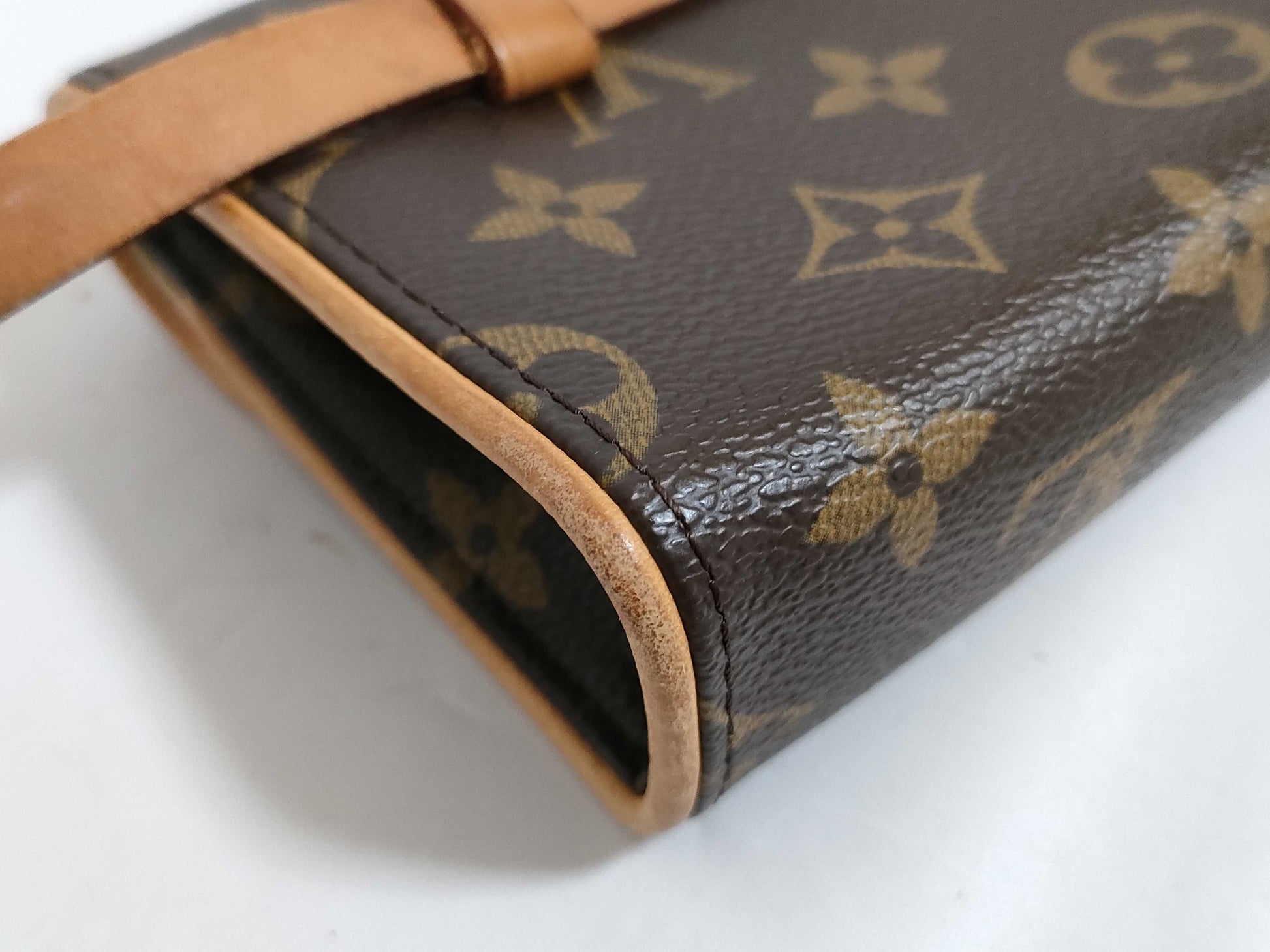 LOUIS VUITTON Monogram Florentine Pochette M51855 FL0093 Brown Waist Bag