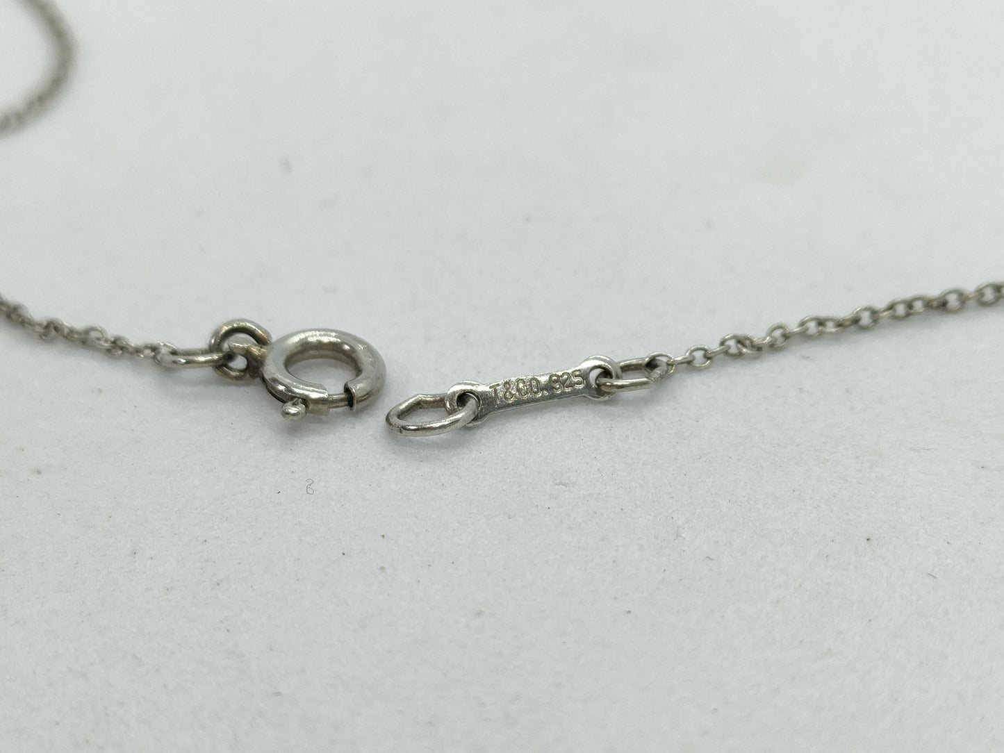 Tiffany & Co. Tiffany Small Cross Necklace SV925 Silver