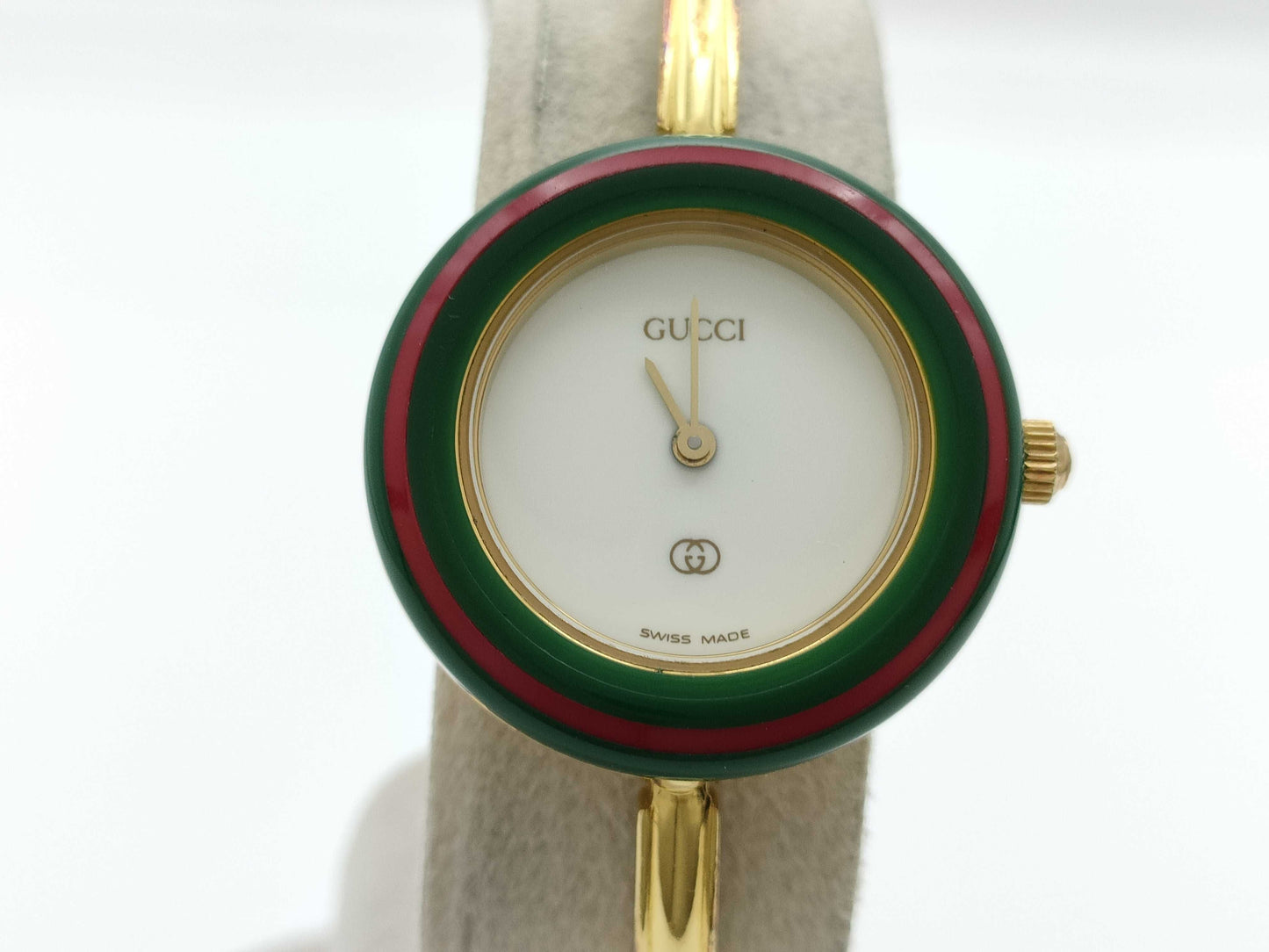 GUCCI Change Bezel 1100-L 0345950 Quartz Unmoving Women's Watch