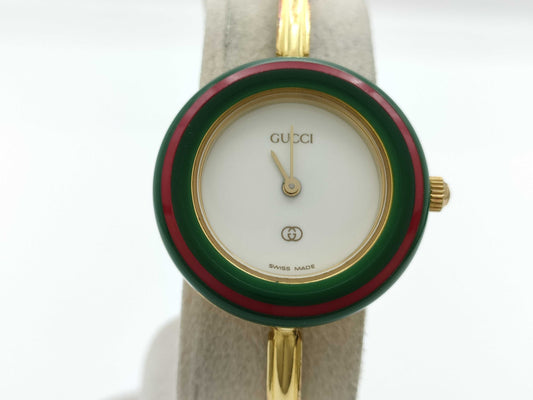 GUCCI Change Bezel 1100-L 0345950 Quartz Unmoving Women's Watch