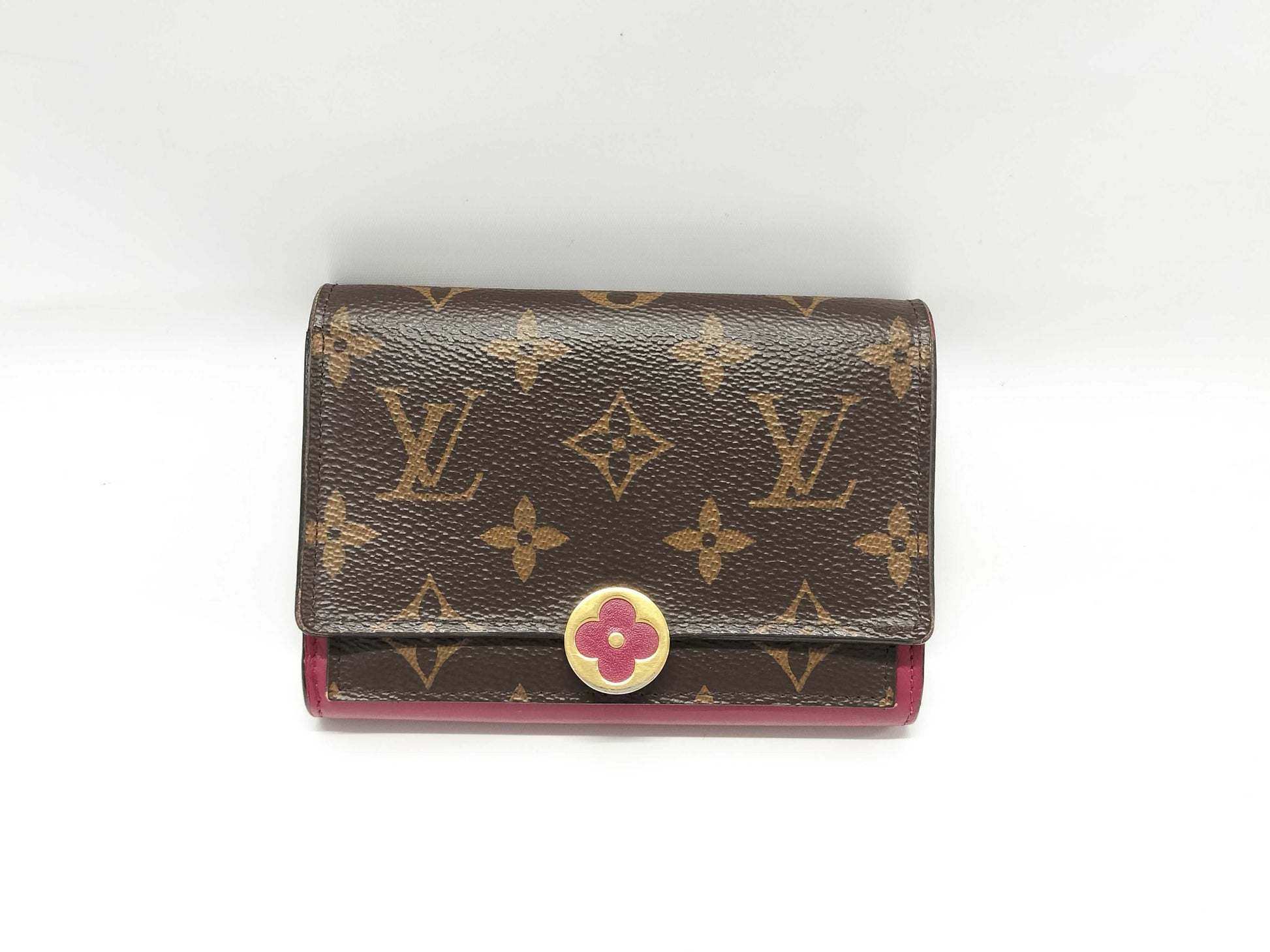 LOUIS VUITTON Porte-Feuille-Flor Compact Folding Wallet