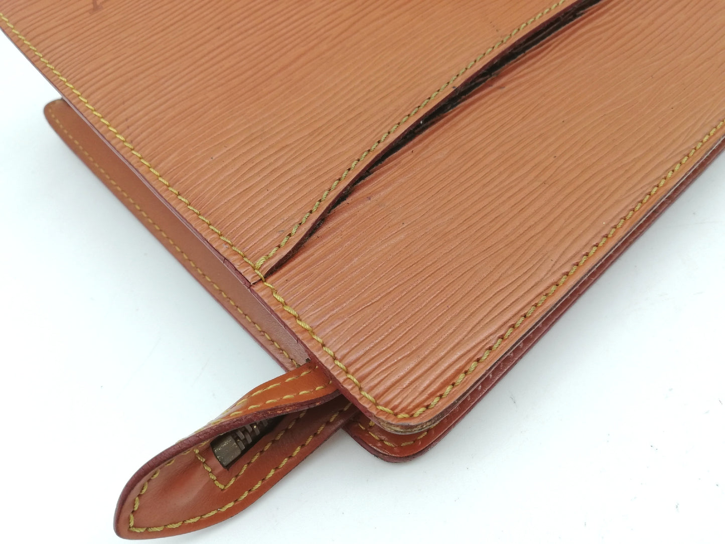 LOUIS VUITTON Epi Pochette Homme M52528 Brown Second Bag