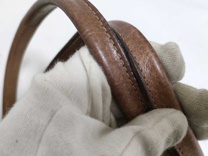 GUCCI Canvas Tote Bag with Heart Hardware