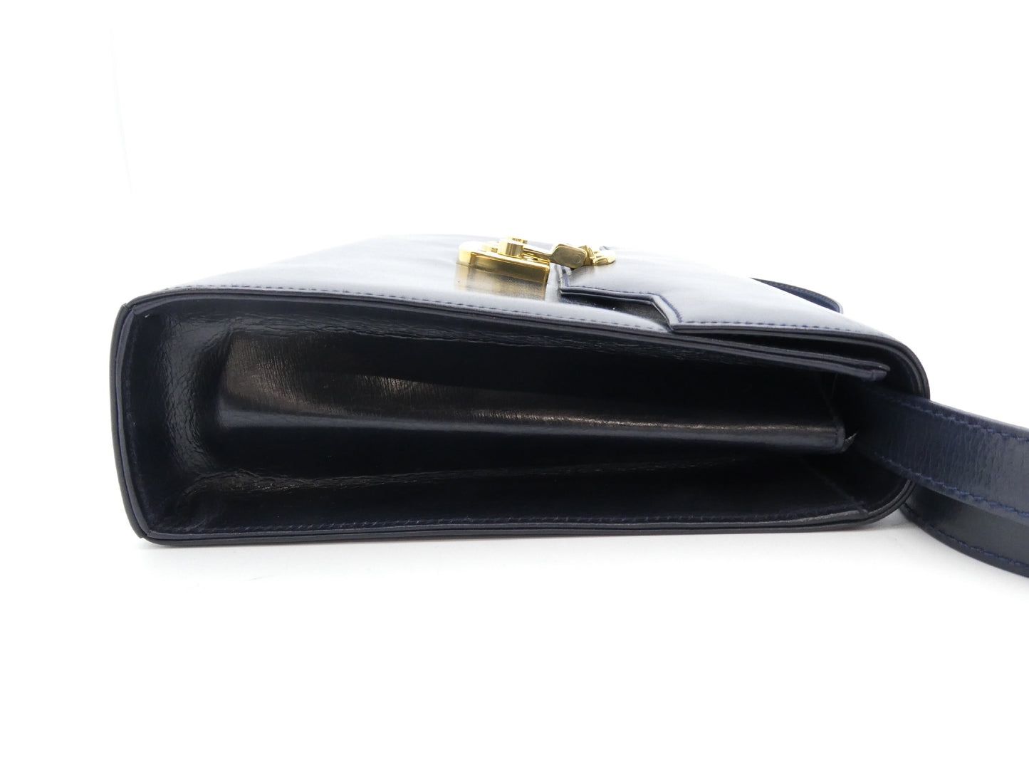 GUCCI Ladylock Leather Shoulder Bag