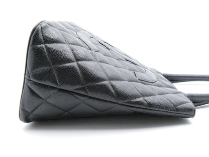 CHANEL Reissue Tote Bag Caviar Skin Coco Mark