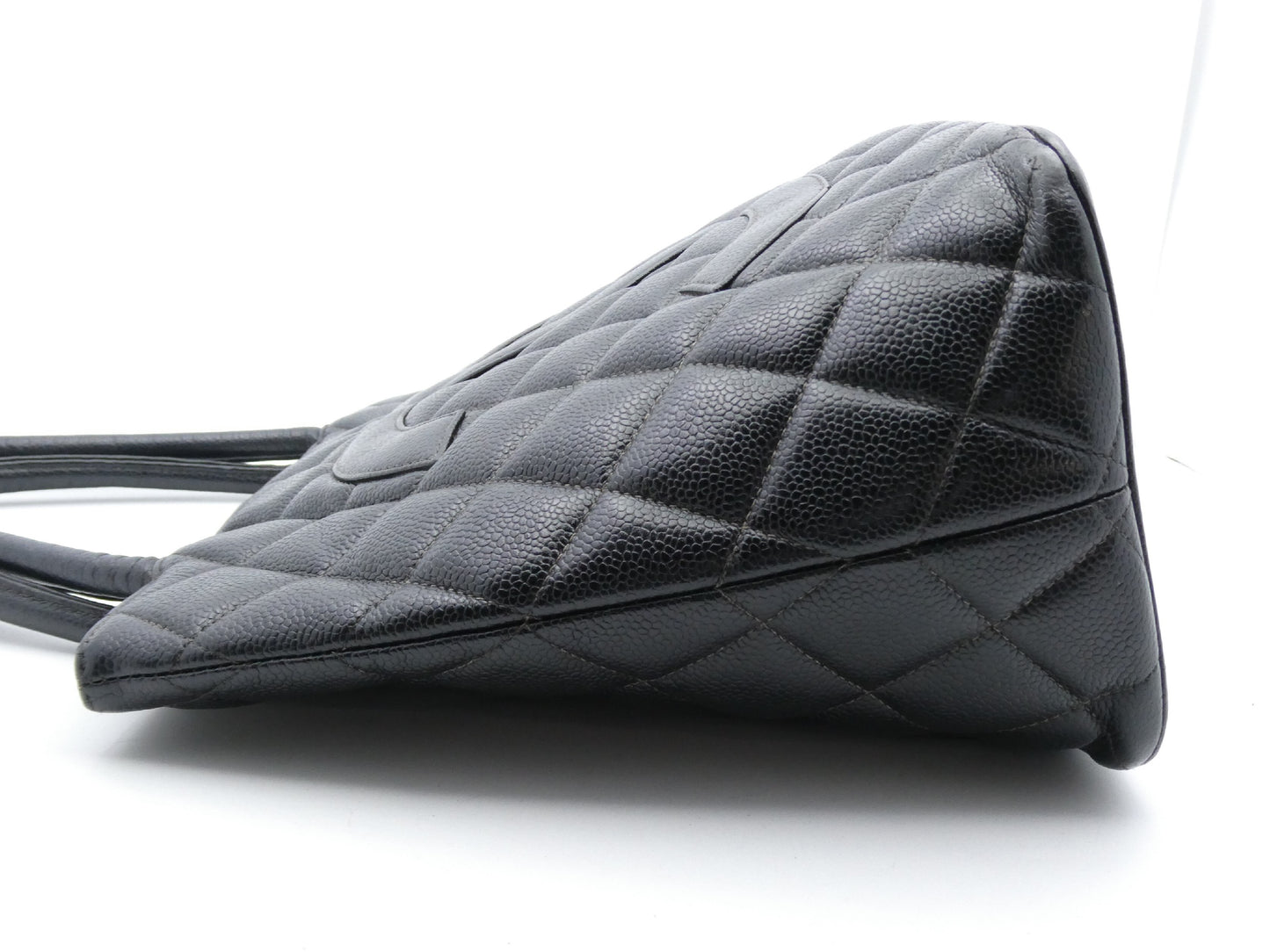 CHANEL Reissue Tote Bag Caviar Skin Coco Mark