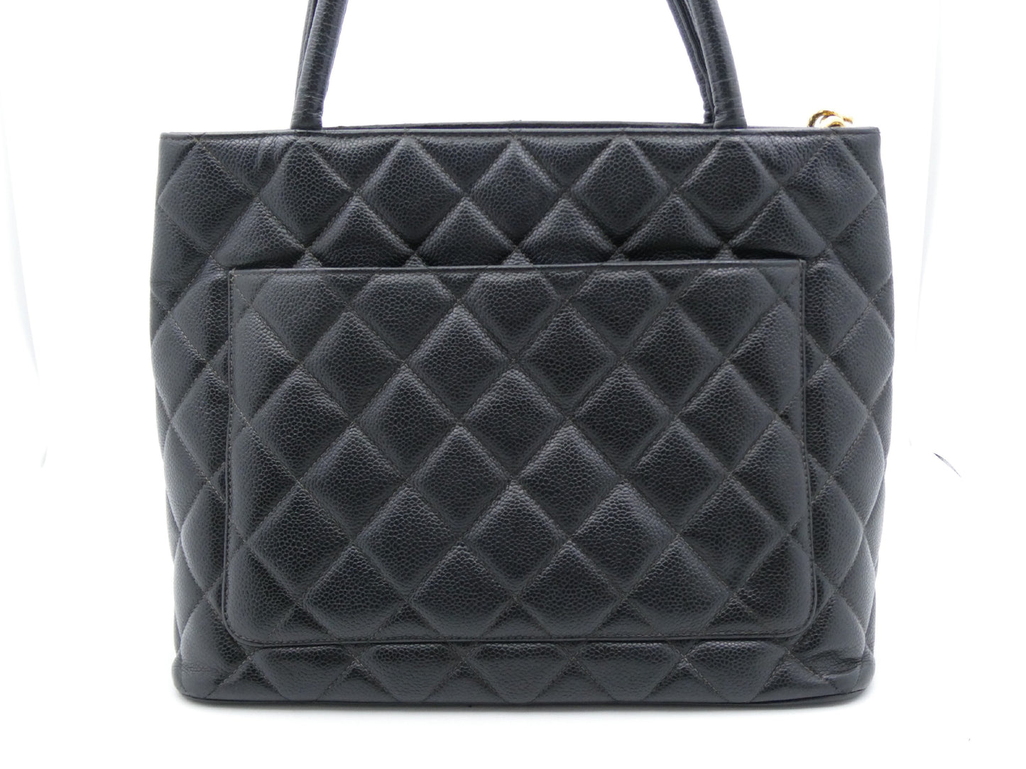 CHANEL Reissue Tote Bag Caviar Skin Coco Mark