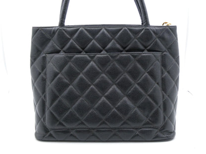 CHANEL Reissue Tote Bag Caviar Skin Coco Mark