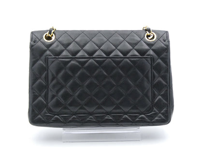 CHANEL Matelasse Round Coco Mark Double Chain Shoulder Bag