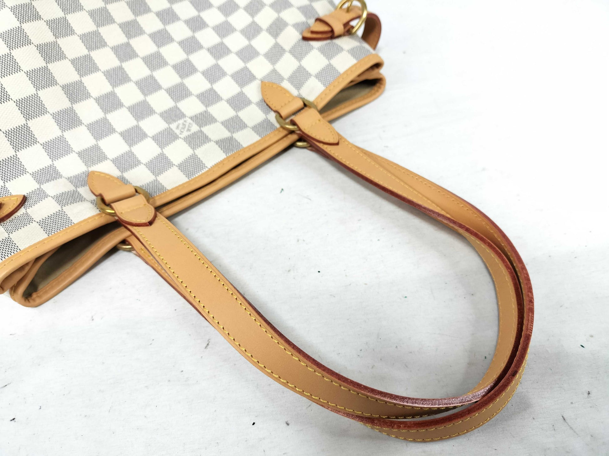 LOUIS VUITTON LV Damier Azur Batignolles Horizontal Shoulder Bag
