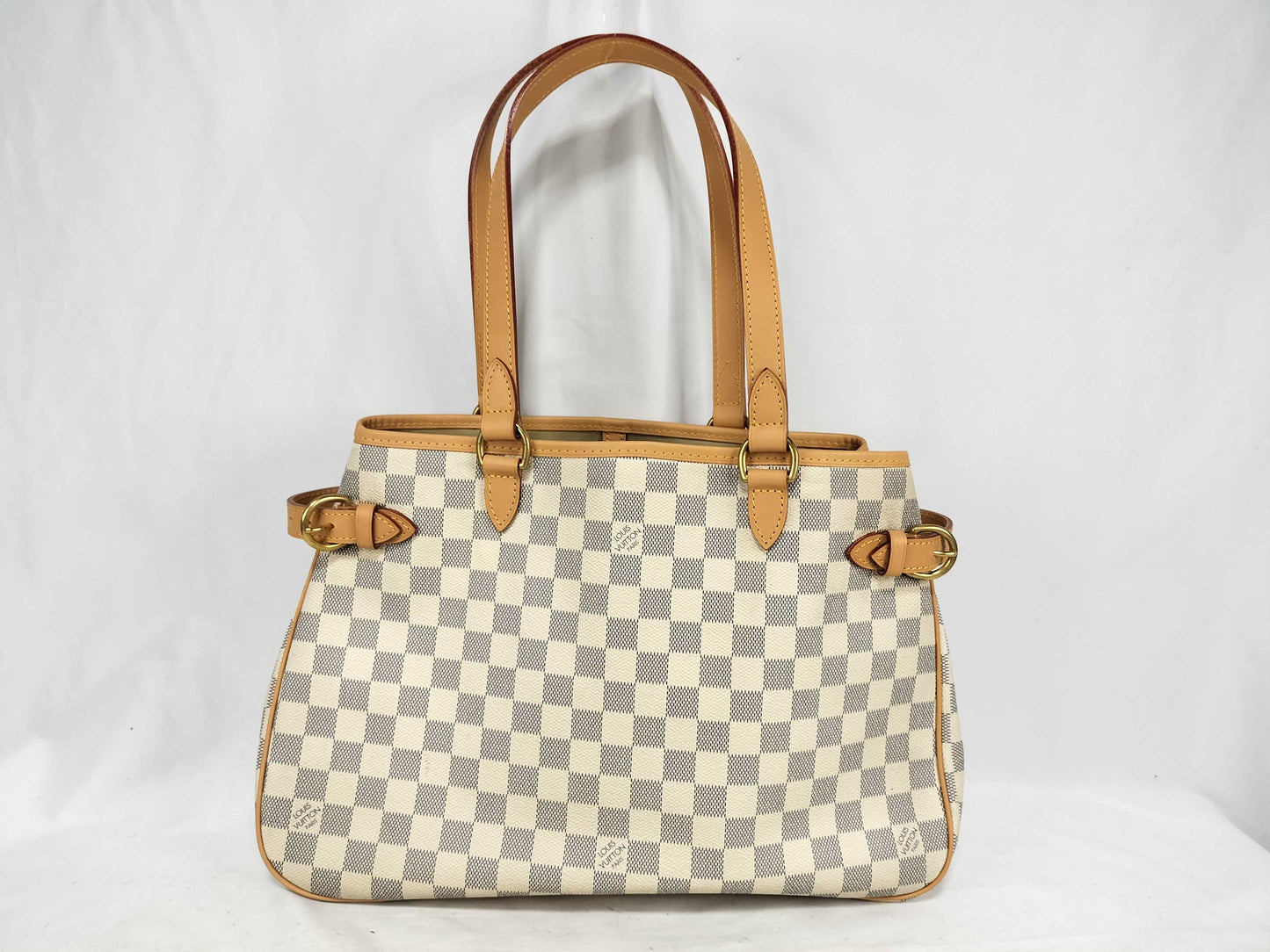 LOUIS VUITTON LV Damier Azur Batignolles Horizontal Shoulder Bag