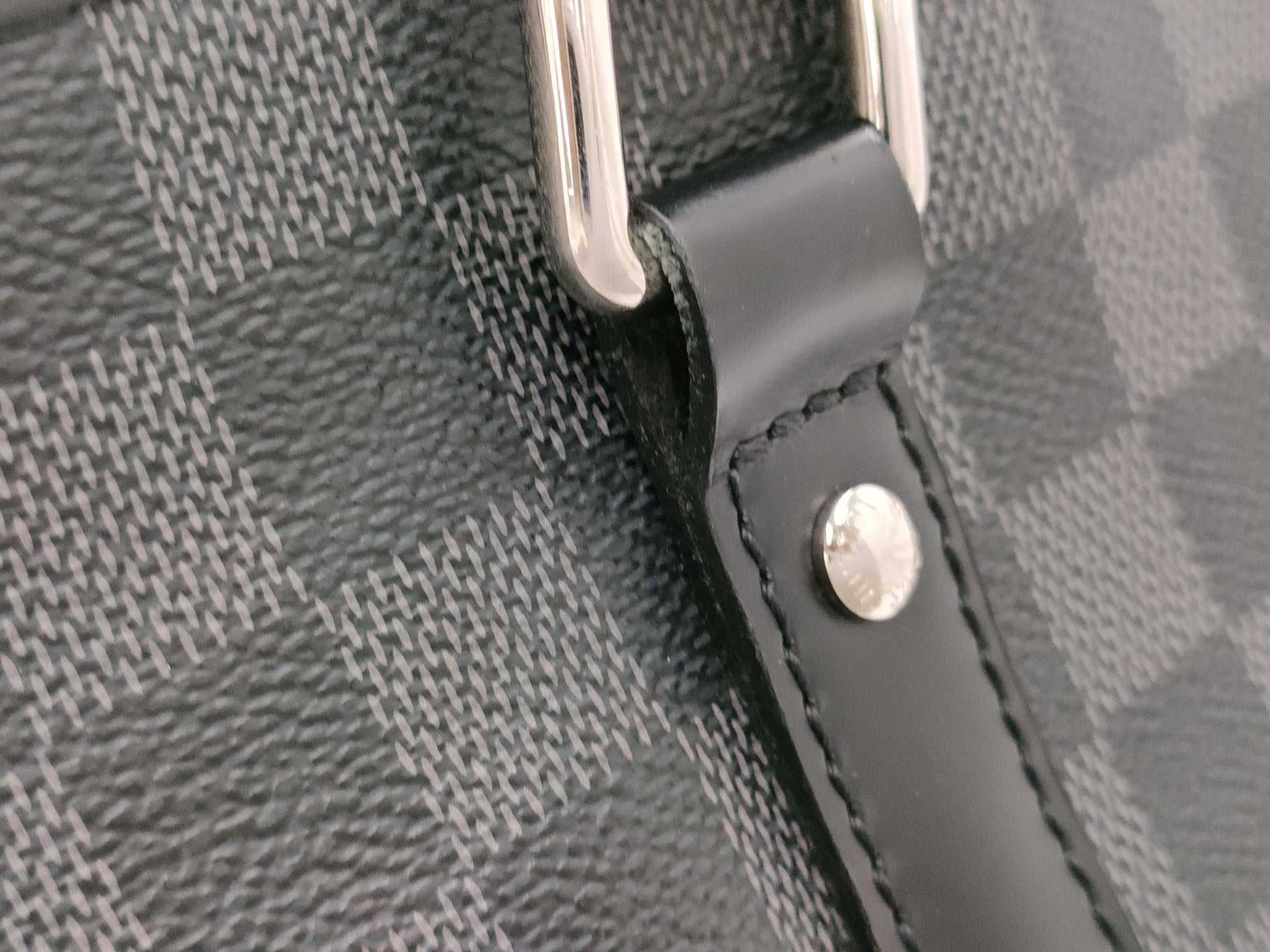 LOUIS VUITTON Damier Graphite Louis Vuitton Damier Graphite Tadao Handbag