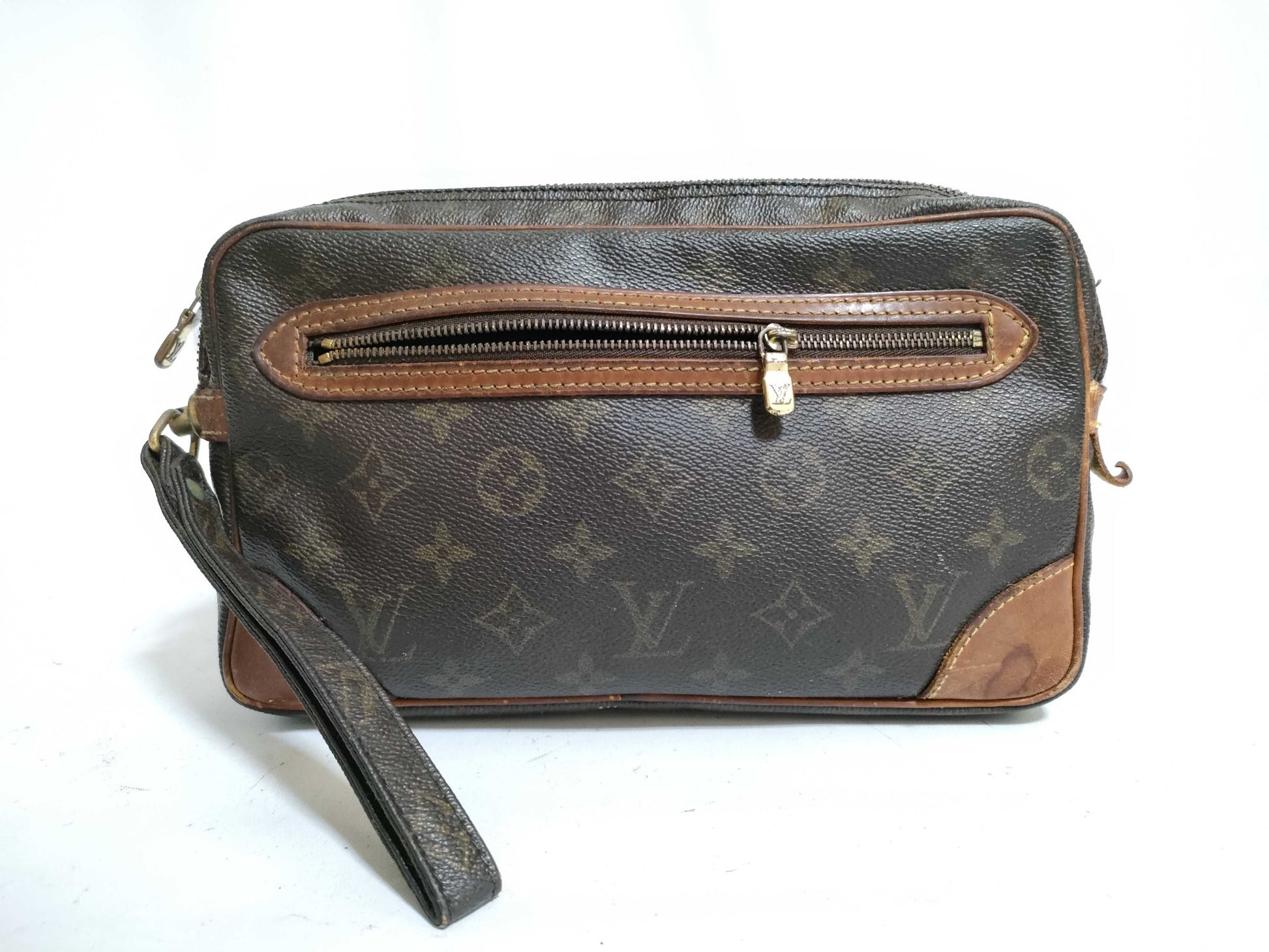 (10320_0440) LOUIS VUITTON Monogram Marly Dragonne PM Bag M51827 Serial Number Unknown