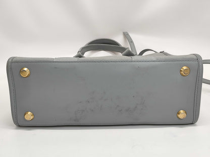 BALENCIAGA BALENCIAGA 671402 Hardware Small Tote Canvas Gray Strap Bag