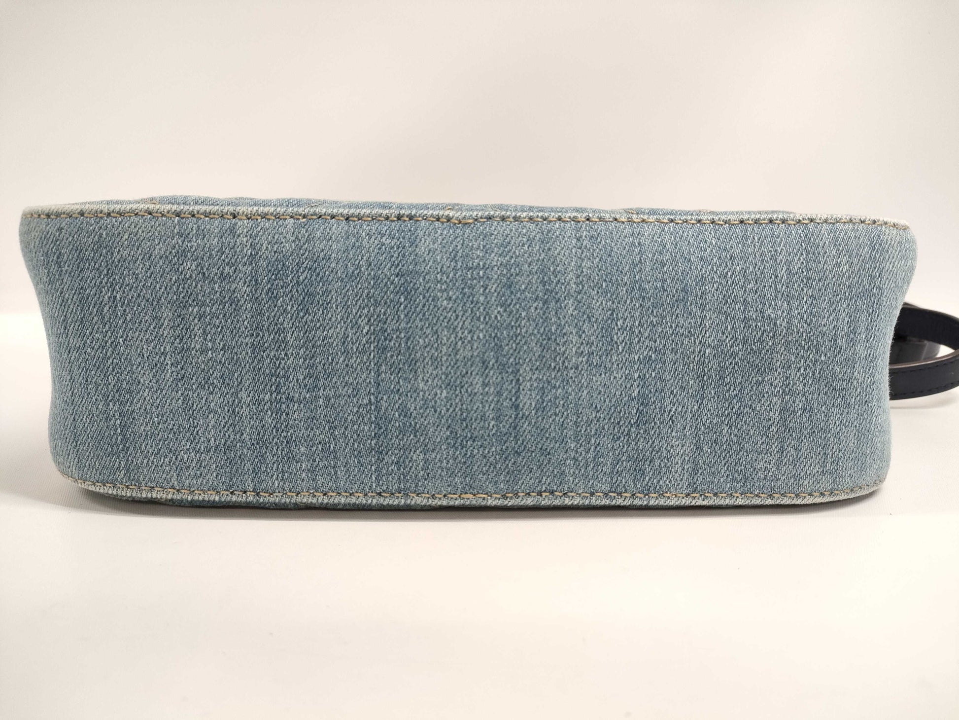 GUCCI 447632 GG Marmont Denim Small Shoulder Bag with Dust Bag