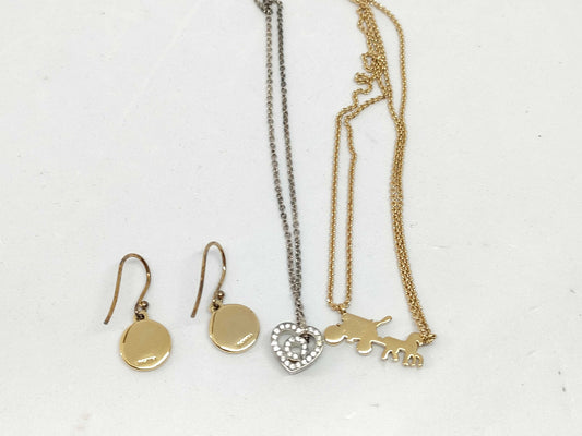 COACH Necklace and Earrings 3-Piece Set Accessories Collection Accessories Collection 