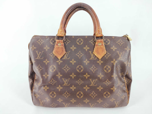 LOUIS VUITTON LV Monogram Speedy 30 M41256/802 Handbag