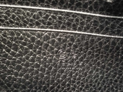 GUCCI Gucci Shoulder Bag Leather Black Clutch Bag