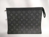 (10307_0235) LOUIS VUITTON LV Monogram Eclipse Pochette Voyage M61692/RFID Second Bag