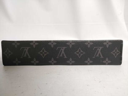 (10307_0235) LOUIS VUITTON LV Monogram Eclipse Pochette Voyage M61692/RFID Second Bag
