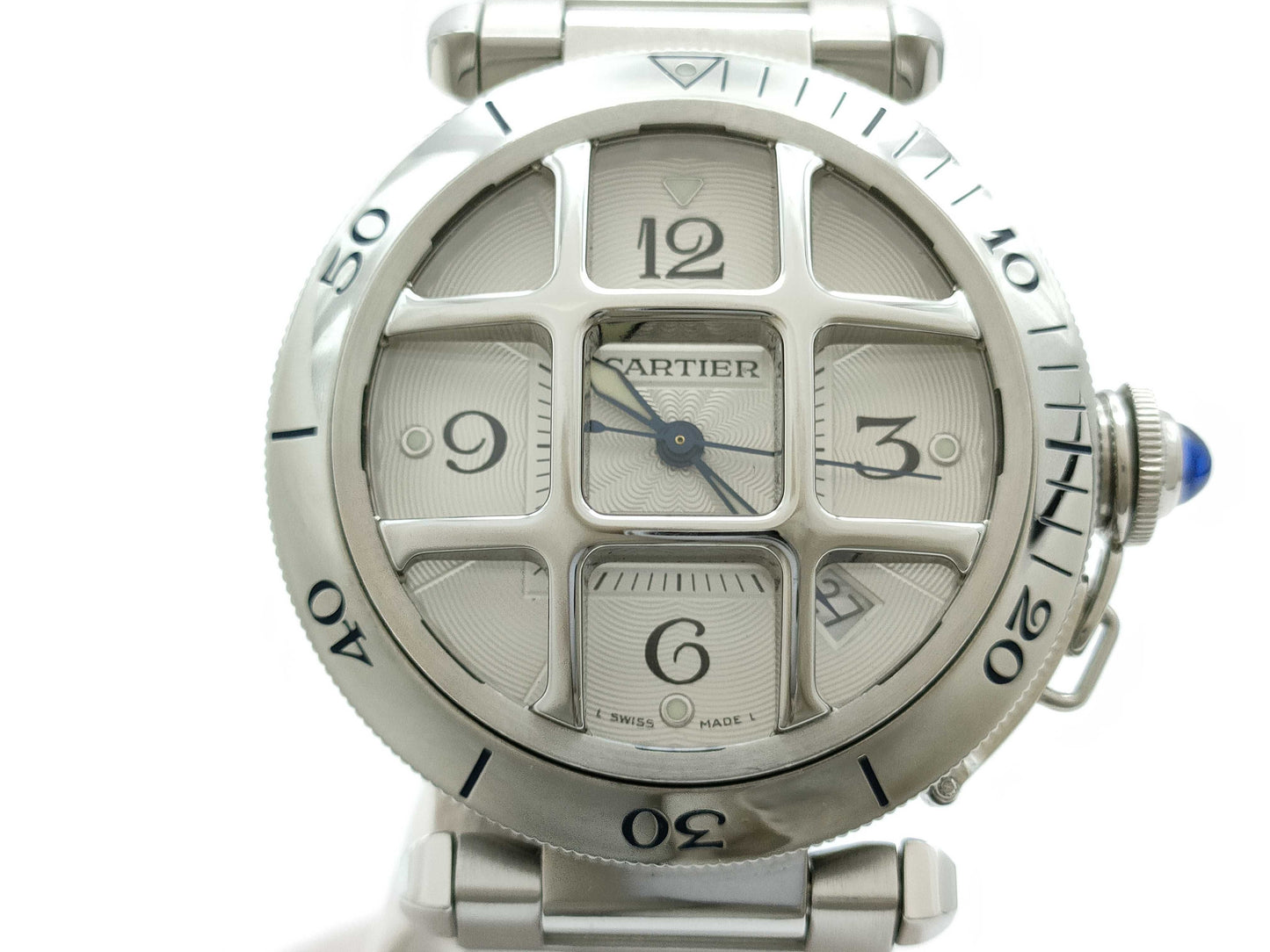 Cartier Pasha Grid W31059H3 2379 882990UF Automatic Men's Watch