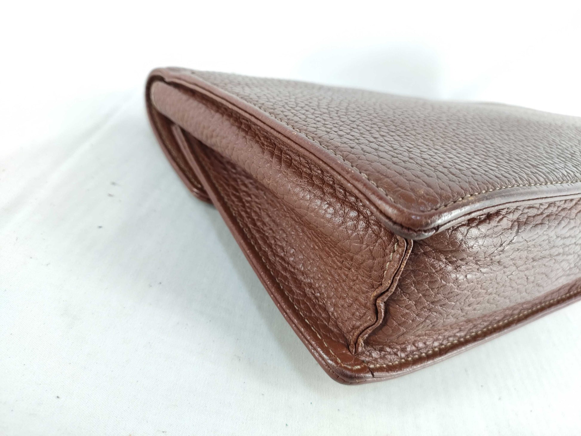 (10310_0118) BURBERRY Second Bag, Leather, Brown, Shadow Horse