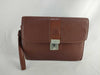 (10310_0118) BURBERRY Second Bag, Leather, Brown, Shadow Horse