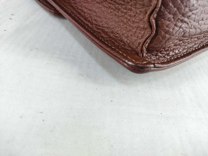 (10310_0118) BURBERRY Second Bag, Leather, Brown, Shadow Horse