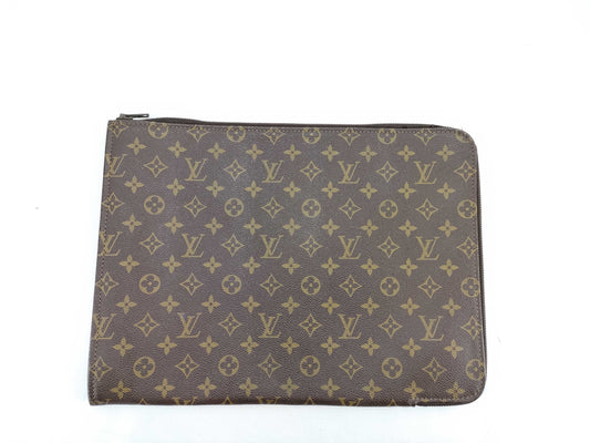 (10320_0156) LOUIS VUITTON Monogram Louis Vuitton Poche Document Monogram Second Bag