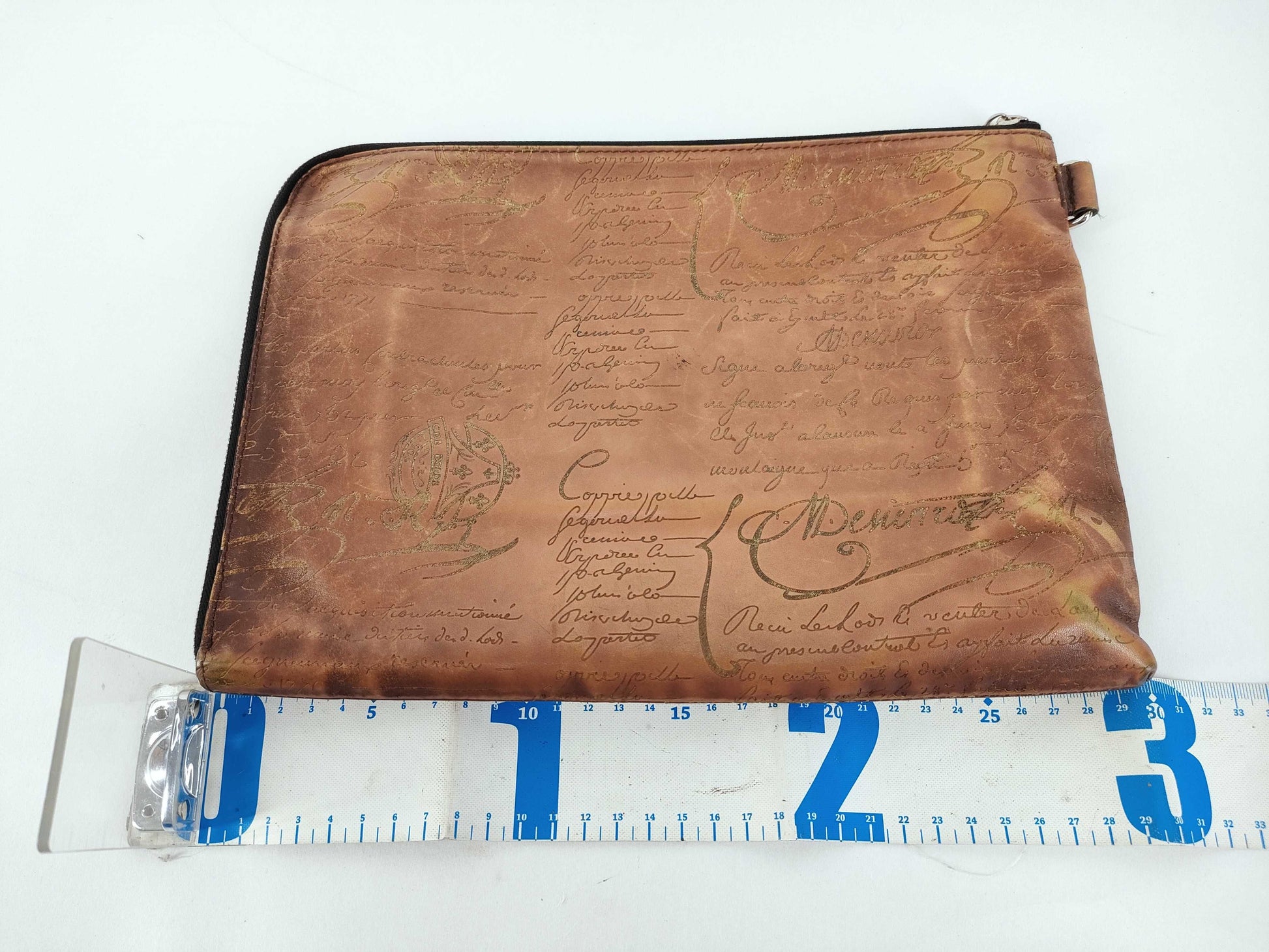 Berluti Clutch Bag Nino GM Calligraphy Bag Second Bag