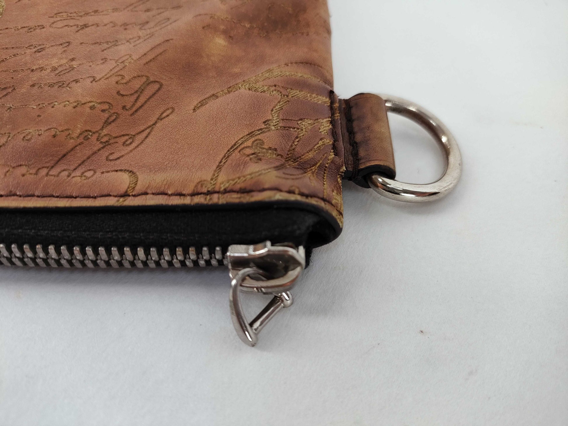 Berluti Clutch Bag Nino GM Calligraphy Bag Second Bag