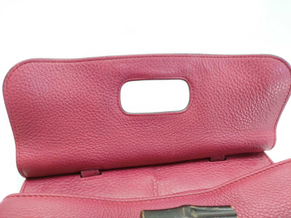 GUCCI Bamboo Everyday Leather Top Handle Bag Handbag