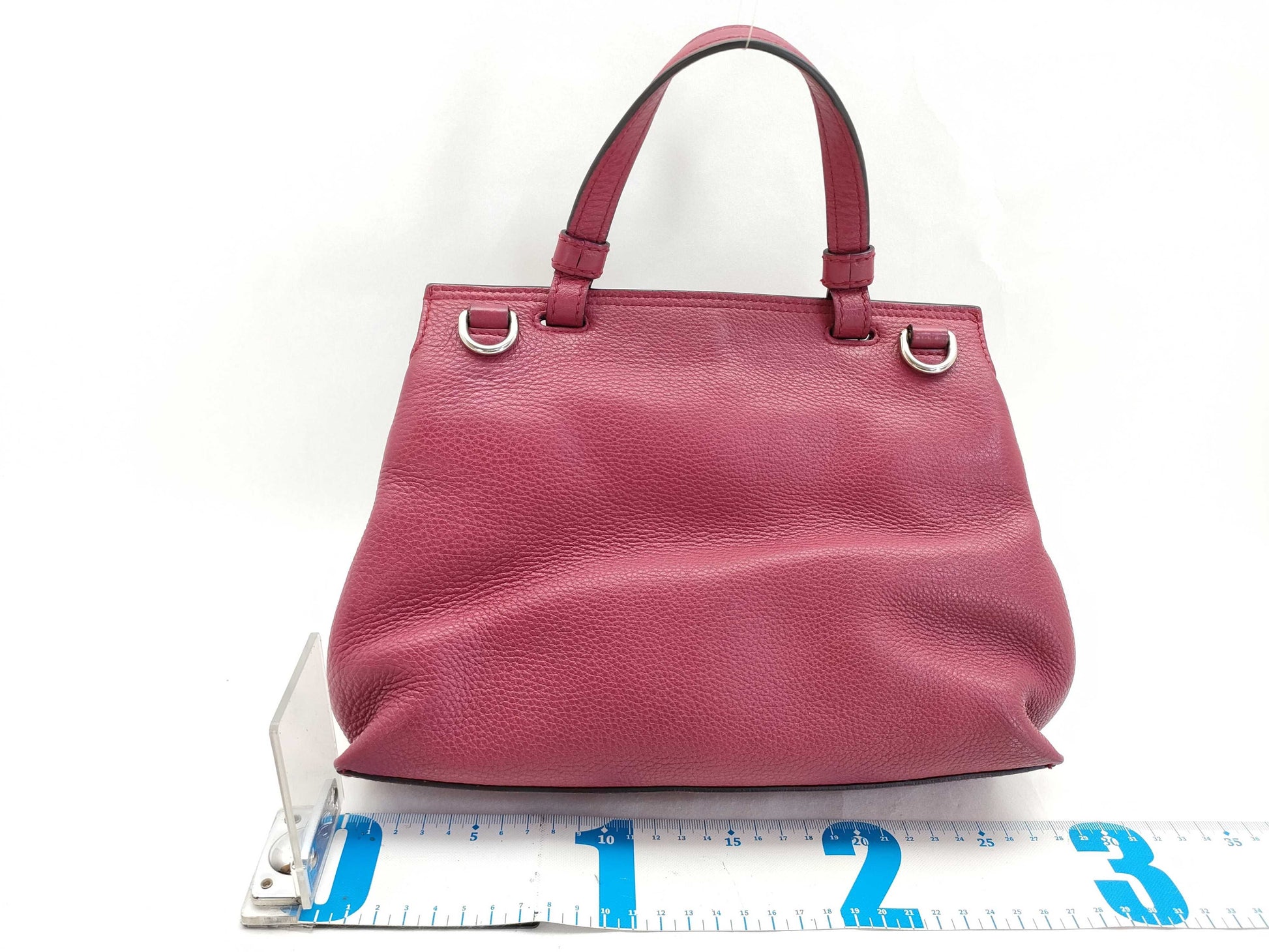 GUCCI Bamboo Everyday Leather Top Handle Bag Handbag