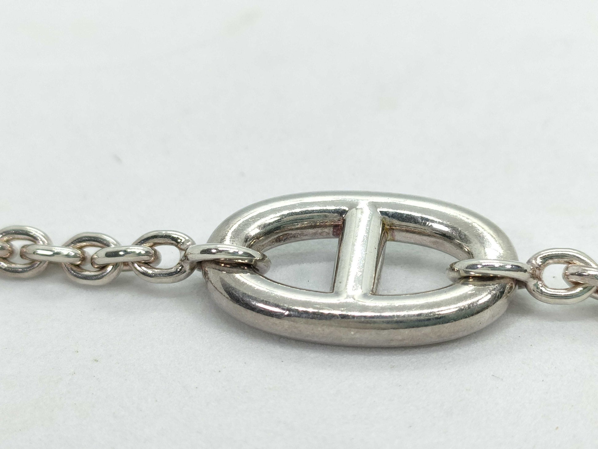 HERMES HERMES Sterling Silver Bracelet Farandoule SV925 LG Bracelet/Bangle