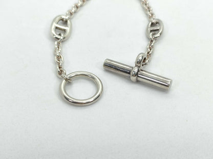 HERMES HERMES Sterling Silver Bracelet Farandoule SV925 LG Bracelet/Bangle