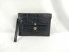 (10309_0189) VERSACE Leather Second Bag Black Second Bag