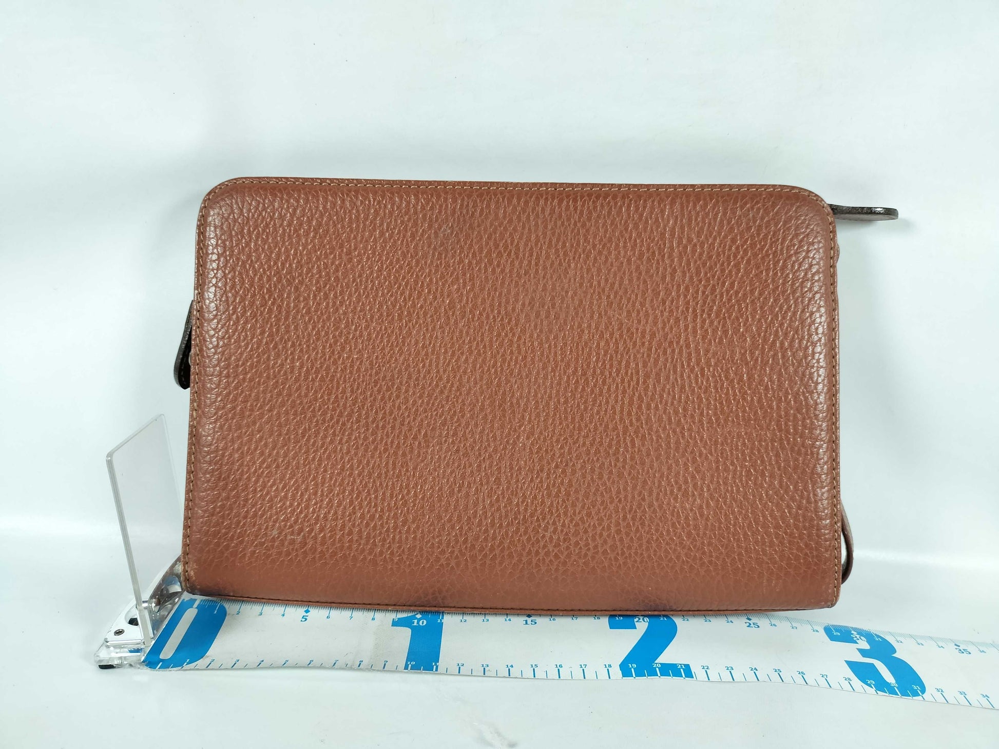 (10309_0109) BURBERRY Leather Second Bag Brown Second Bag