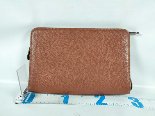 (10309_0109) BURBERRY Leather Second Bag Brown Second Bag