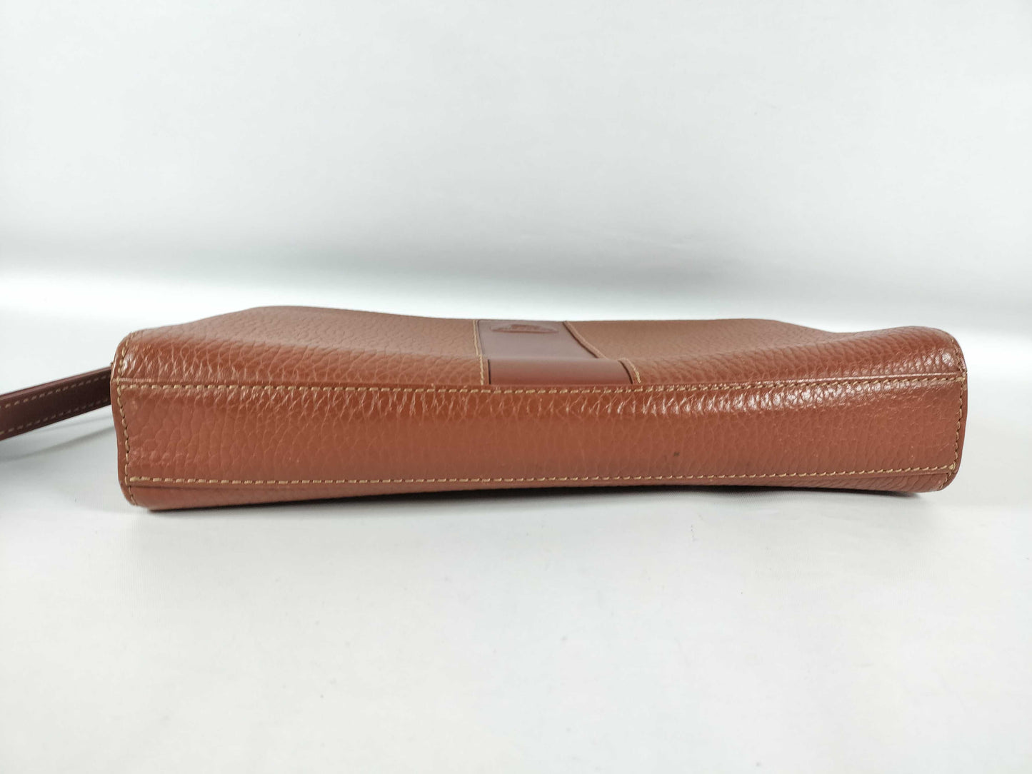 (10309_0109) BURBERRY Leather Second Bag Brown Second Bag