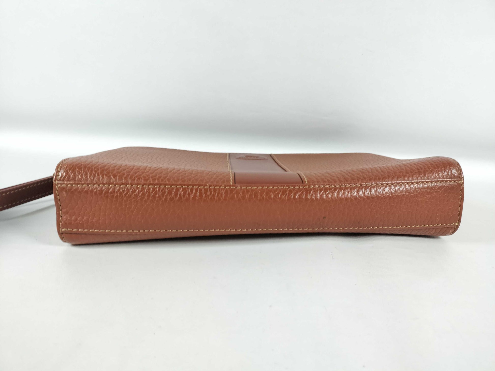 (10309_0109) BURBERRY Leather Second Bag Brown Second Bag