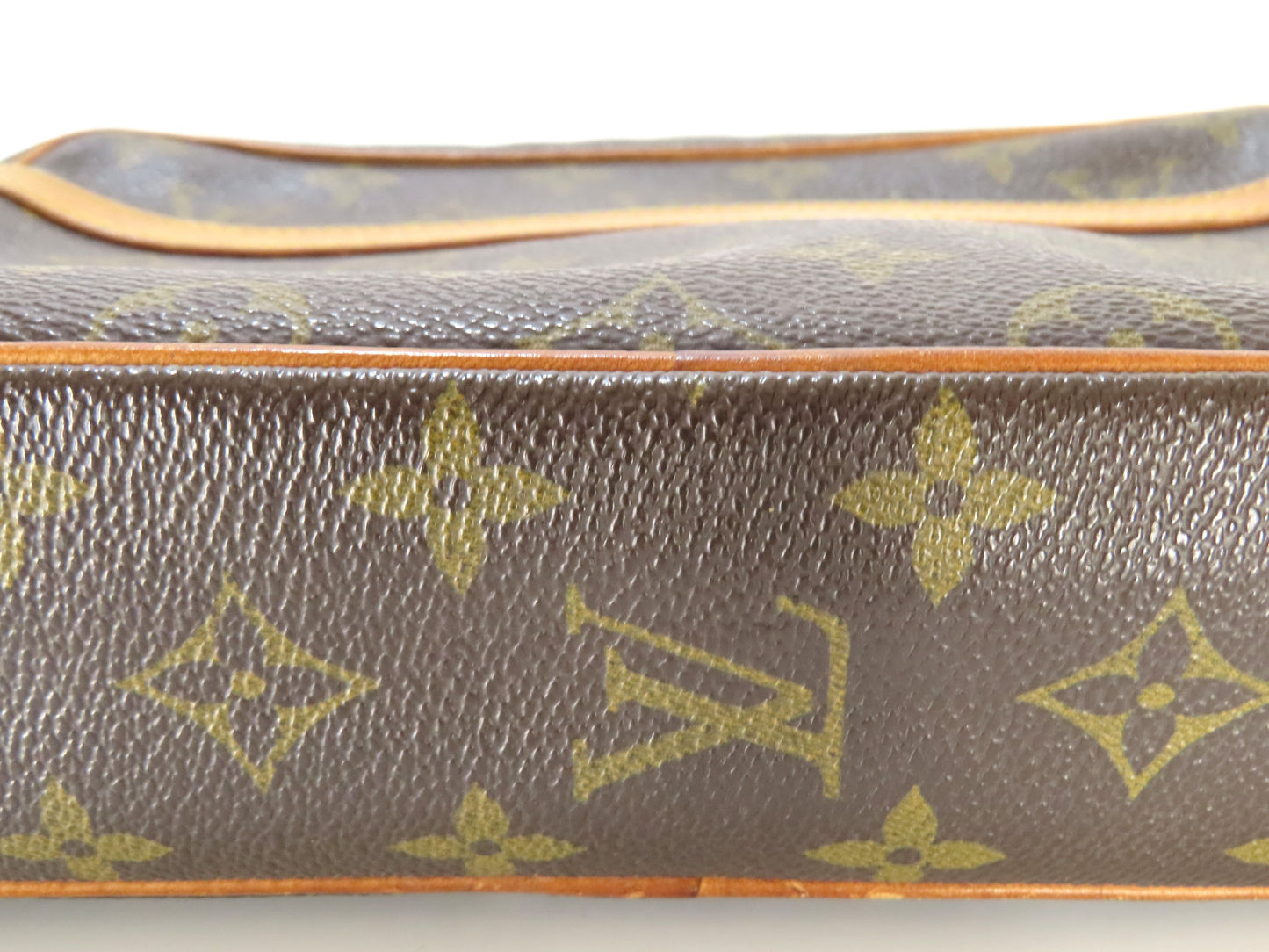 (10320_0231) LOUIS VUITTON Monogram LV Damier Azur Neverfull MM N51107 SA1160 Second Bag